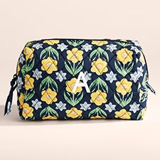 Vera Bradley Embroidered Daffodil Cosmetic Bag  - 53865
