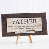 Words of Wisdom Personalized Canvas Art for Him - 5408