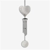 Love For Mom Personalized Flourish Heart Wind Chime  - 54134