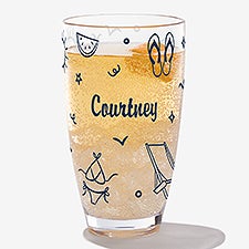 Coastal Chic Personalized Tritan Highball  - 54162