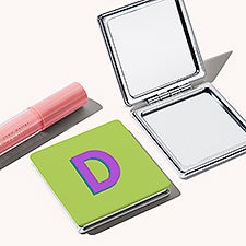 Shadow Initial Personalized Compact Mirror  - 54206