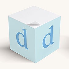 Typewriter Initial Personalized Paper Note Cube  - 54242