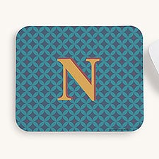 Geometric Monogram Personalized Mouse Pad  - 54252