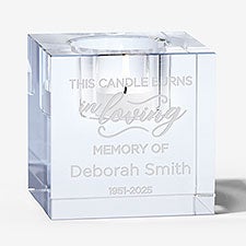 Memorial Personalized Ice Cube Votive  - 54298