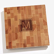 Initial Personalized Butcher Block Cutting Board  - 54319