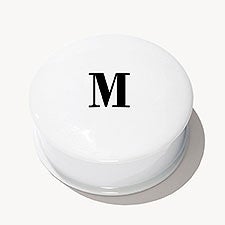 Black Initial Personalized Jewelry Box  - 54350