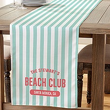 Sunkissed Stripes Personalized Table Runner - 54397