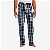 Dad Personalized Men's Navy & White Flannel Pants - 54511