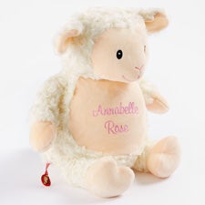 Plush Pal Embroidered Fluffy Lamb - 54517