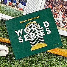 The World Series Personalized Leather Book - 54551D