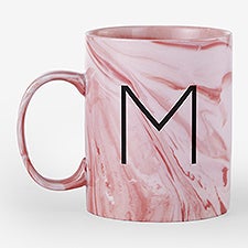 Large Initial Personalized Marble Ceramic Mug - 54648