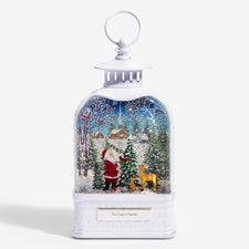 Santa Personalized LED Shimmer Water Lantern - 54658
