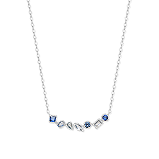 Custom Ombre Birthstone Necklace  - 54720D