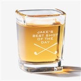 Best Shot Of The Day Personalized Golf Shot Glass - 5479