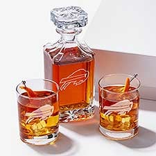 NFL Buffalo Bills Whiskey Glass and Decanter Gift Set - 54861