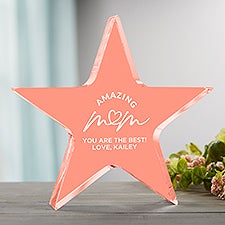 Amazing Mom Personalized Acrylic Star Keepsake  - 55004