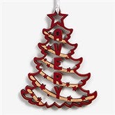 Starlight Name Personalized Wood Tree Ornaments - 55047