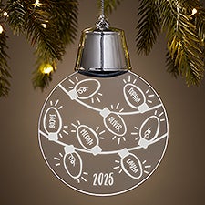 Family Lights Personalized LED Acrylic Ornament  - 55057