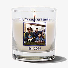 Picture Perfect Personalized Glass Candle  - 55062