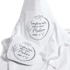 Personalized Apron and Pot Holder Gift Set - 55113