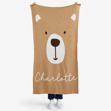 Bear Hugs Knit Blanket  - 55145D