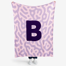 Bold Bubble Personalized 50x60 Knit Blanket  - 55202D