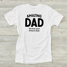 Amazing Dad Personalized Mens Shirts - 55232