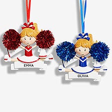 Cheerleader Personalized Ornament - 55242