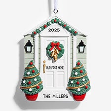 Merry Welcome Personalized Front Door Ornament - 55243