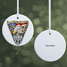 West Point 2-Sided Glossy Round Ornament - 55244