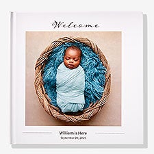 Welcome Little One Personalized Baby Photo Book  - 55253D