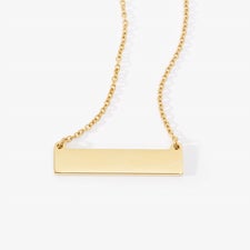 SOUNDWAVES Personalized Nameplate Necklace - 55352