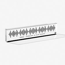SOUNDWAVES Personalized Acrylic Name Plate - 55353