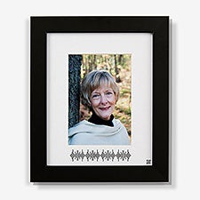 SOUNDWAVES Personalized Matted Frame - 55356