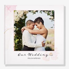 Watercolor Wishes Personalized Photo Book - 55377D