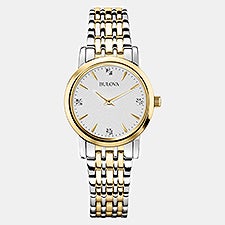 Personalized Logo Bulova Classic Two-Tone Watch - 55480