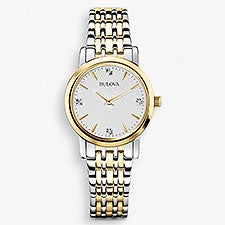 Personalized Logo Bulova Classic Two-Tone Watch - 55480