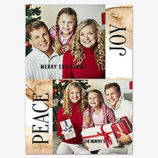 Christmas Story Holiday Personalized Photo Card - 55543D