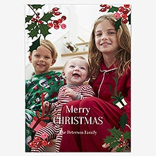 Our Festive Journey Holiday Personalized Photo Card - 55547D