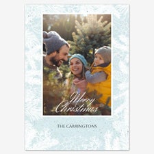 Winter Moments Holiday Personalized Photo Card - 55558D