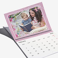 Pretty Patterns Photo Personalized Wall Calendar - 55622D