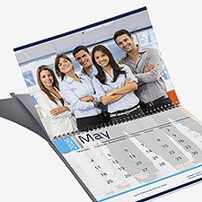 Basic Blues Photo Personalized Wall Calendar - 55623D