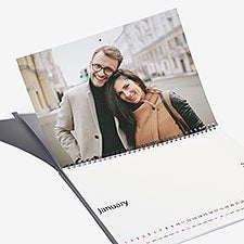 Minimalist Photo Personalized Wall Calendar - 55625D