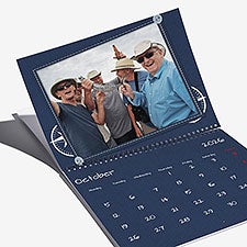 Nautical Traveler Photo Personalized Wall Calendar - 55626D