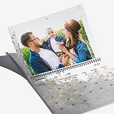 Delicate Leaves Photo Personalized Wall Calendar - 55628D