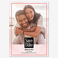 Cherished Moments Save the Date Personalized Card - 55660D