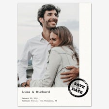 Embracing Forever Save the Date Personalized Card - 55671D