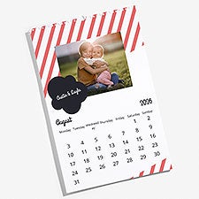 Graphic Shapes Photo Full Page Personalized Wall Calendar - 55695D