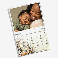Floral Photo Full Page Personalized Wall Calendar - 55705D