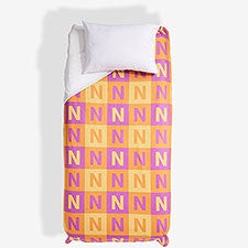 Color Block Personalized Twin Sweatshirt Blanket - 55800